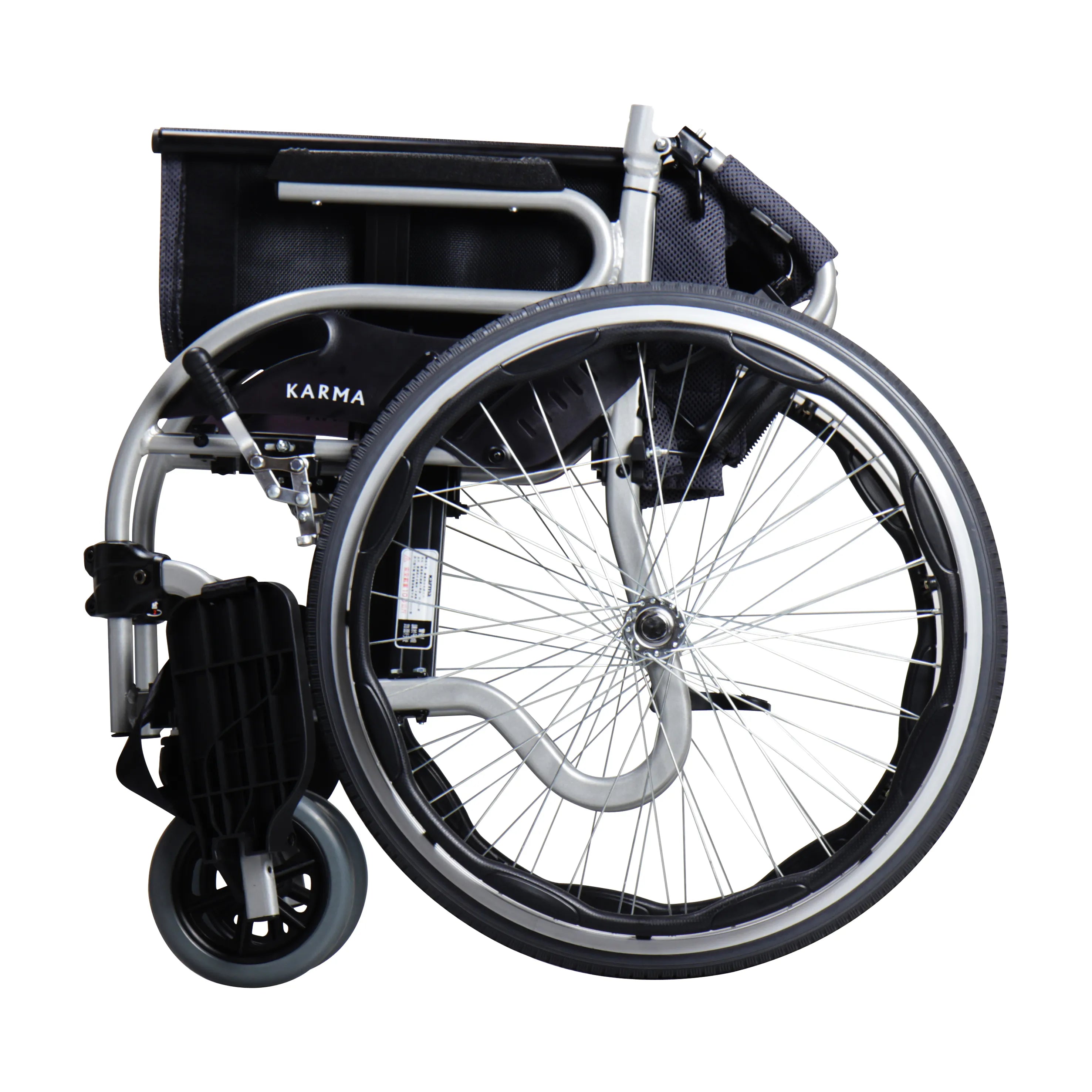 Karman Star 2 Ultra Lightweight Wheelchair with Fixed Arm and Swing Away Footrests Quick Release Axles Ultra Lightweight Wheelchairs Karman Healthcare