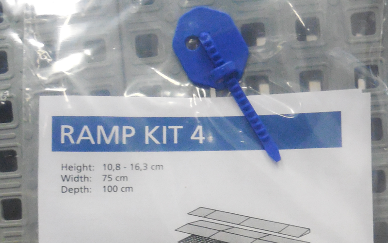 Stepless Excellent Ramp Kit 4 - Height 10,8 – 16,3 cm Ramp Guldmann Stepless