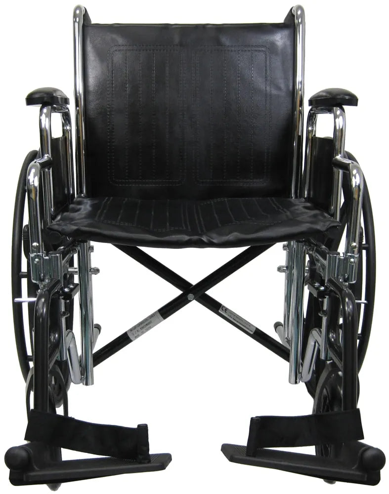Karman KN-920 20" Seat Heavy Duty Wheelchair with Removable Armrest and Adjustable Seat Height Bariatric Wheelchairs Karman Healthcare