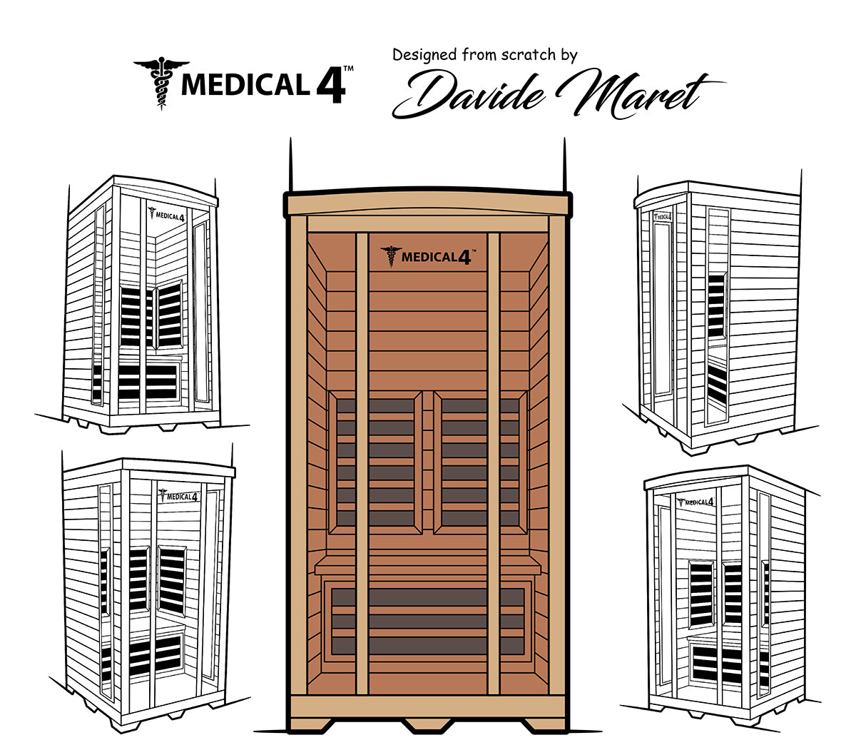 Medical Breakthrough Medical 4 Infrared 2-Person Sauna INFRARED SAUNA Medical Breakthrough