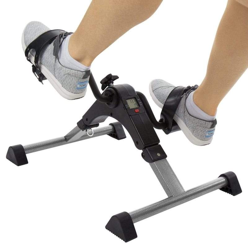 Vive Health Folding Pedal Exerciser Exercise Equipment Vive Health Silver Vein
