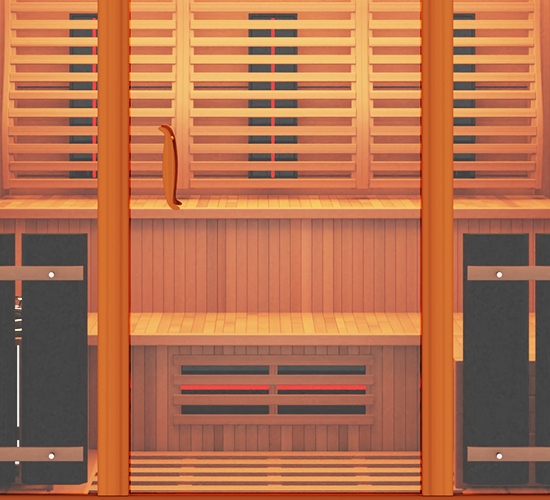 Medical Breakthrough Nature 8 Plus Infrared 4-6 Person Outdoor Sauna Outdoor Sauna Medical Breakthrough