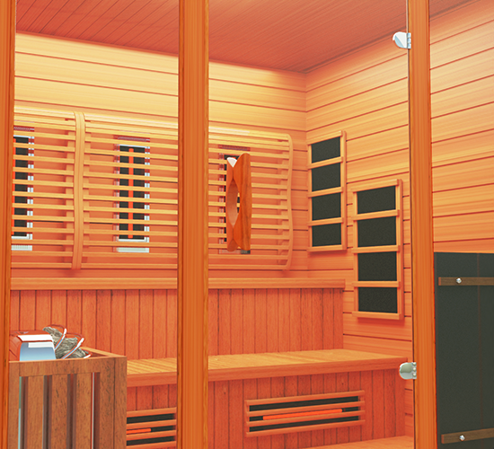 Medical Breakthrough Nature 8 Plus Infrared 4-6 Person Outdoor Sauna Outdoor Sauna Medical Breakthrough