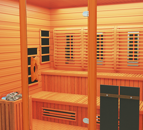 Medical Breakthrough Nature 9 Plus Infrared 3-6 Person Outdoor Sauna Outdoor Sauna Medical Breakthrough