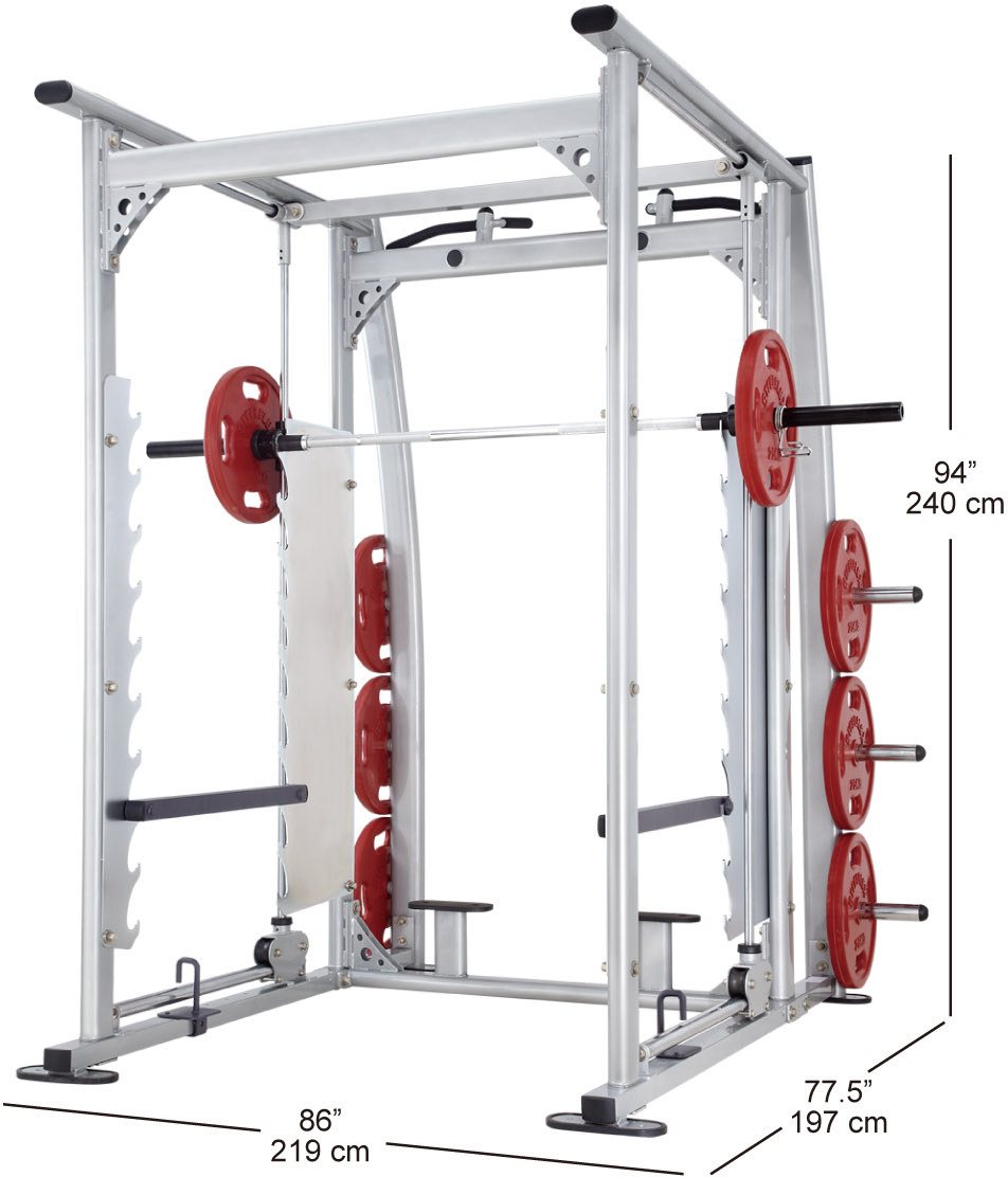 Steelflex M3DSM Free Smith Machine Fitness Steelflex