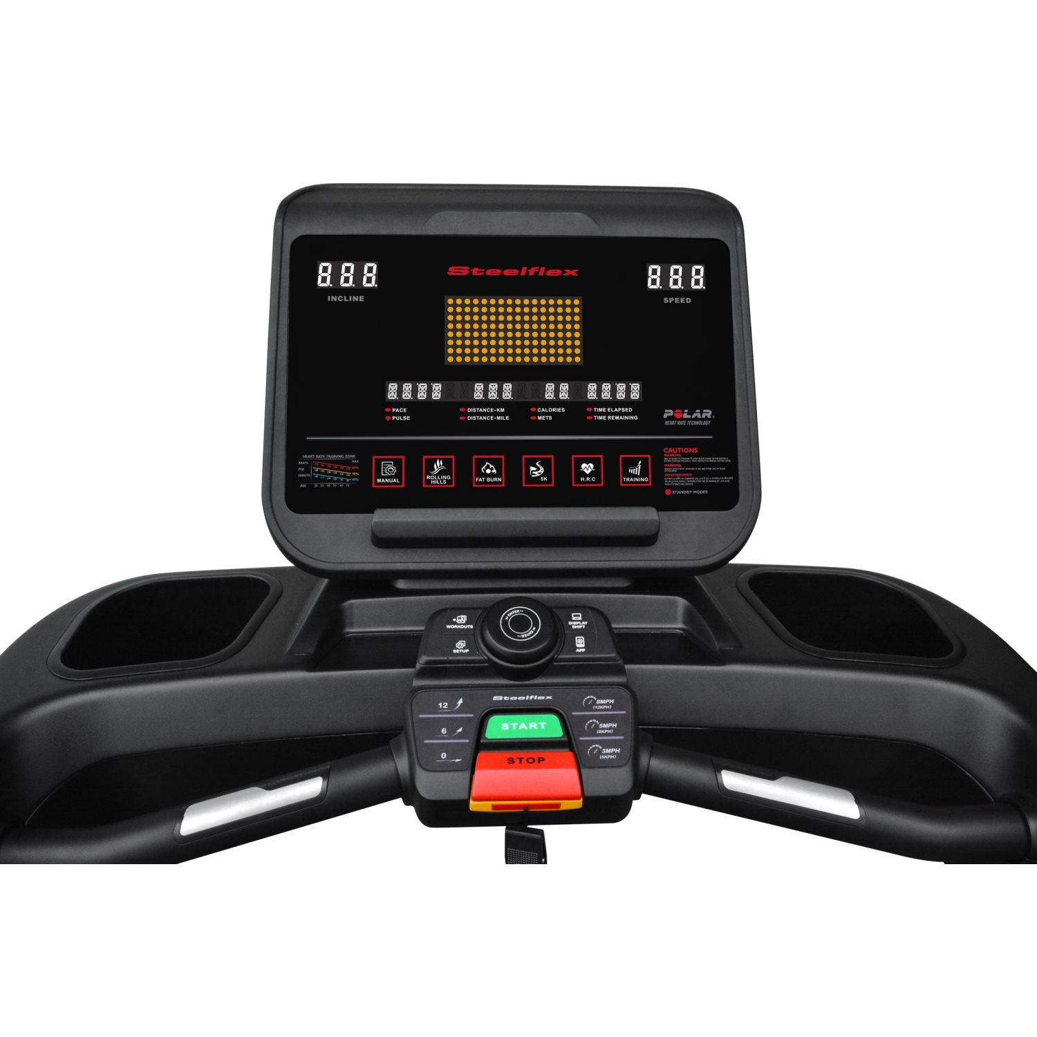 SteelFlex PT20 Commercial Treadmill Fitness Steelflex