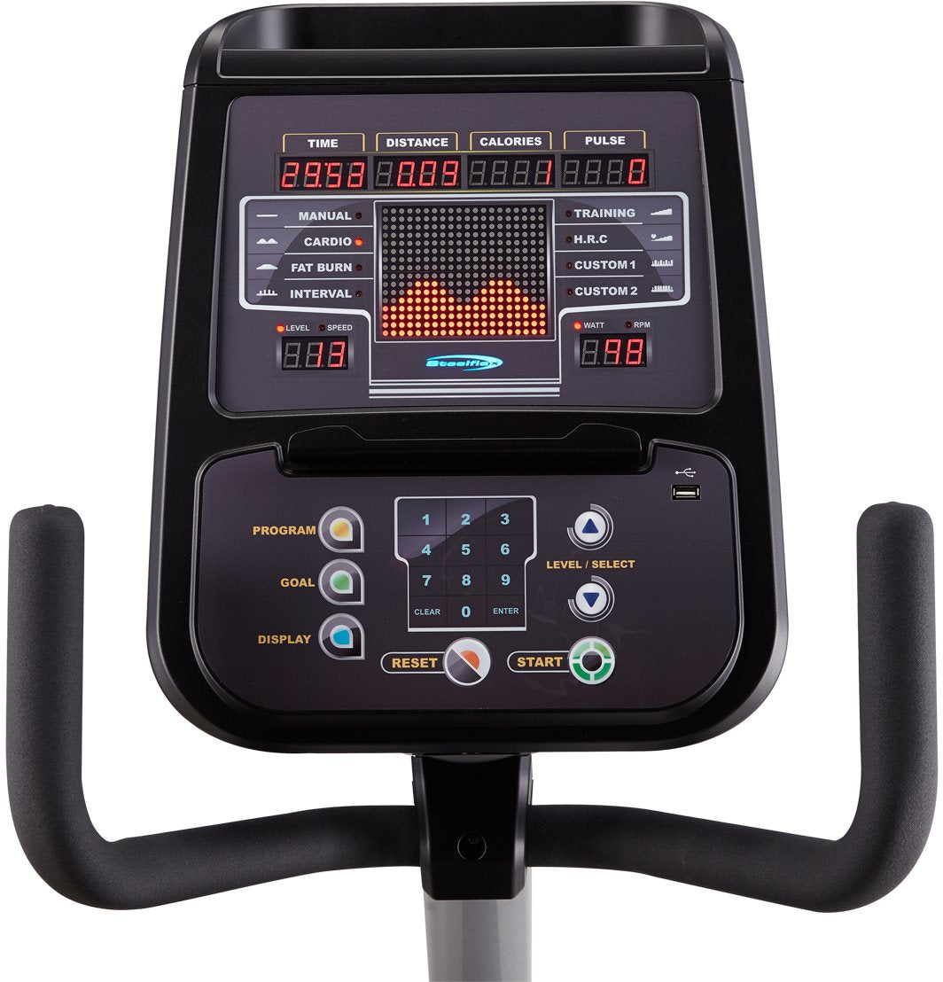 SteelFlex PR10 Commercial Recumbent Bike Fitness Steelflex