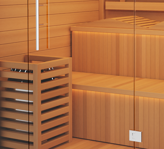 Medical Breakthrough Traditional 8 Plus Infrared 3-5 Person Sauna Outdoor Sauna Medical Breakthrough