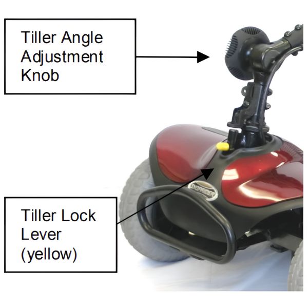 Shoprider Dasher 4 Portable Mobility Scooter - GK8 4 Wheel Power Scooter Shoprider
