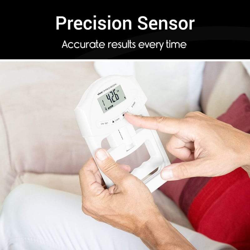 Vive Health DMD1051WHT Grip Strength Tester Digital Measuring Devices Vive Health