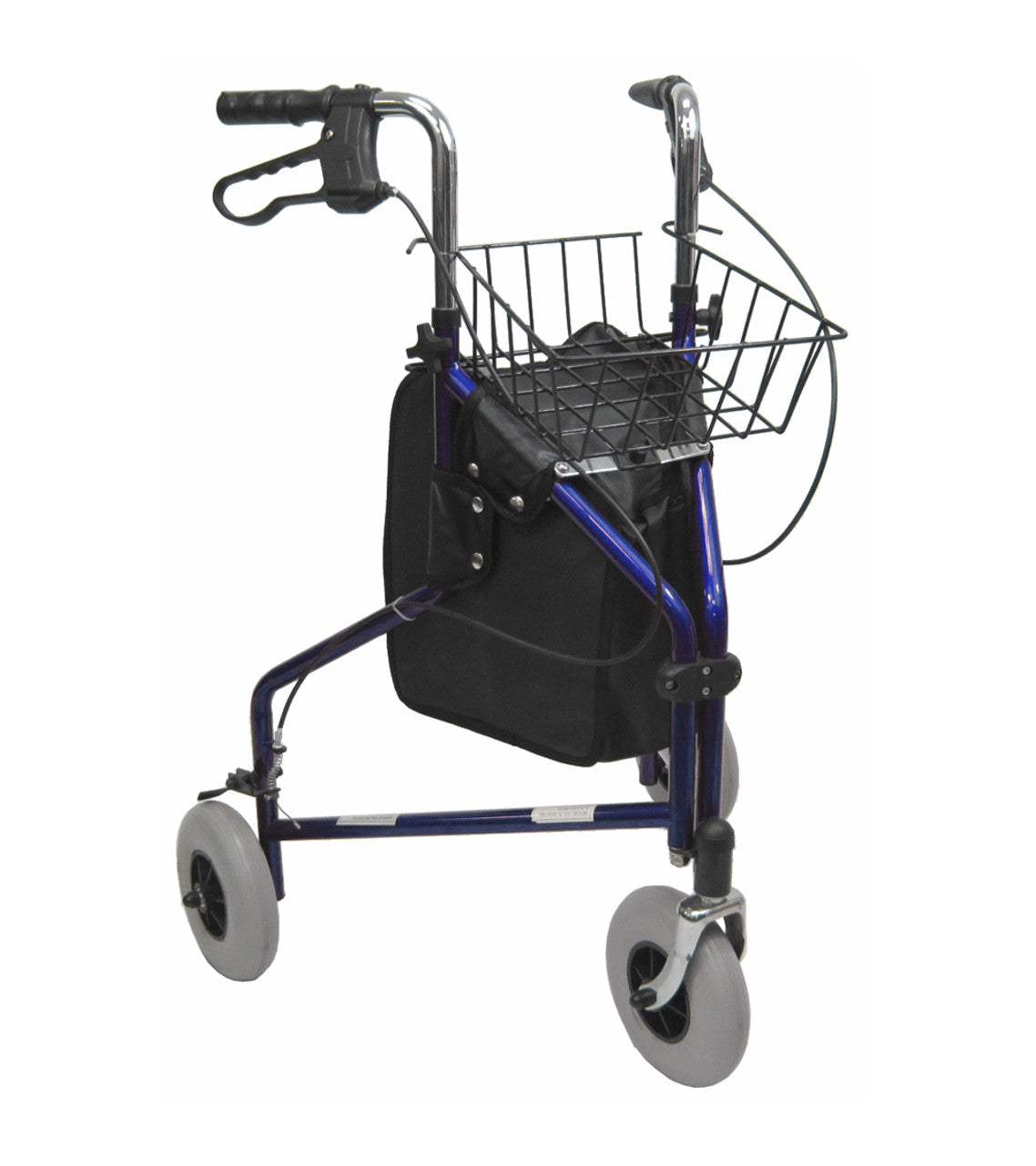 Karman R-3600 3 Wheel Rollator Walkers & Rollators Karman Healthcare Blue