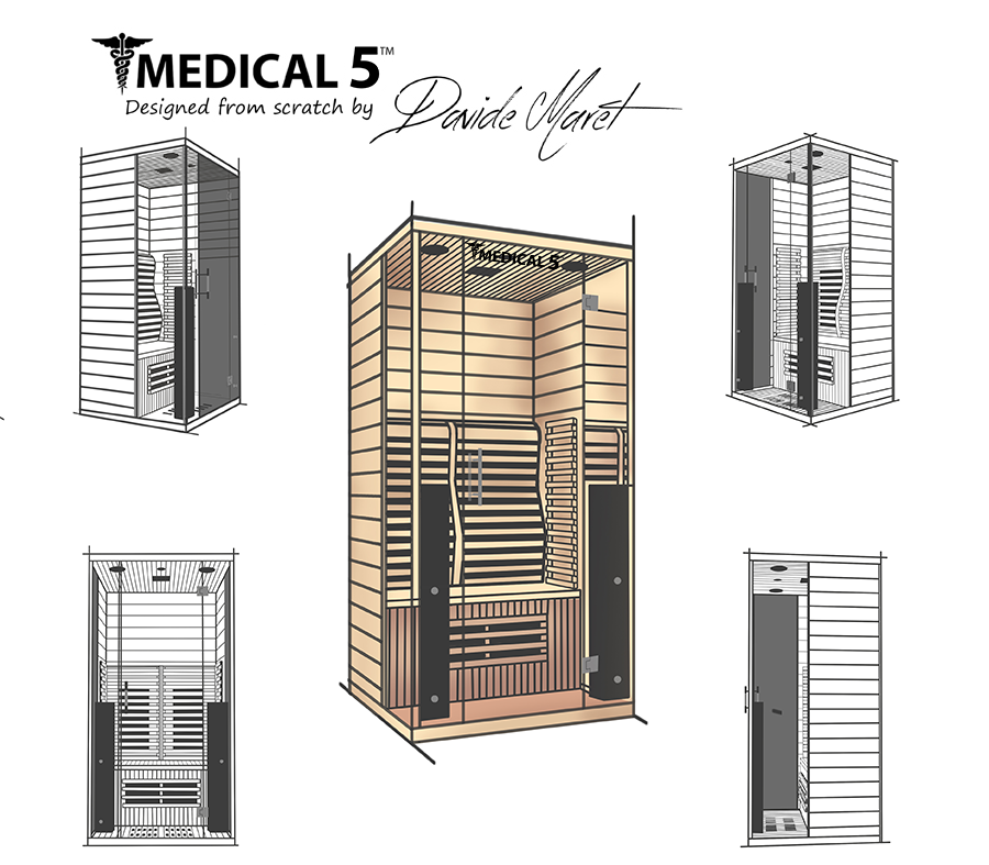 Medical Breakthrough Medical 5 Ultra Full Spectrum Infrared 1-Person Sauna INFRARED SAUNA Medical Breakthrough
