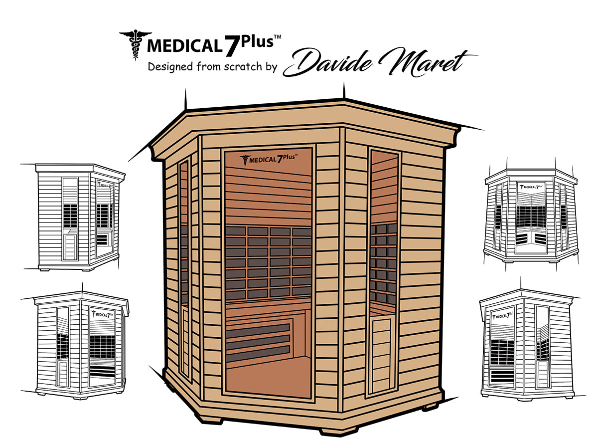 Medical Breakthrough Medical 7 Infrared 4-6 Person Sauna INFRARED SAUNA Medical Breakthrough