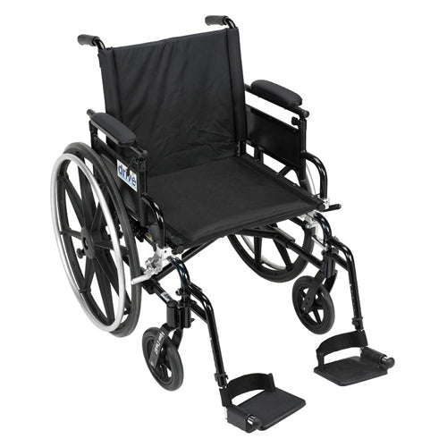 Drive Medical Viper Plus GT Wheelchair 20 with Universal Armrests & ELevating legrests Drive Medical Default Title