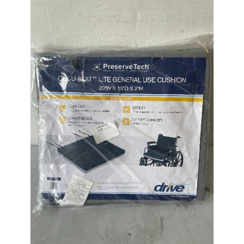 Drive Medical Gel Wheelchair Cushion Black Wheelchair - Accessories/Parts Drive Medical