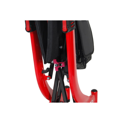 Drive Medical 4 wheels Nitro Rollator with 10inch Casters, Red Rollators Drive Medical