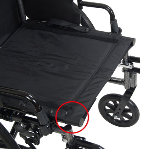 Drive Medical K3 Wheelchair 20 With Elevating Leg Rests Cruiser III, 2 Pack Wheelchairs - Lightweight K3/4 Drive Medical