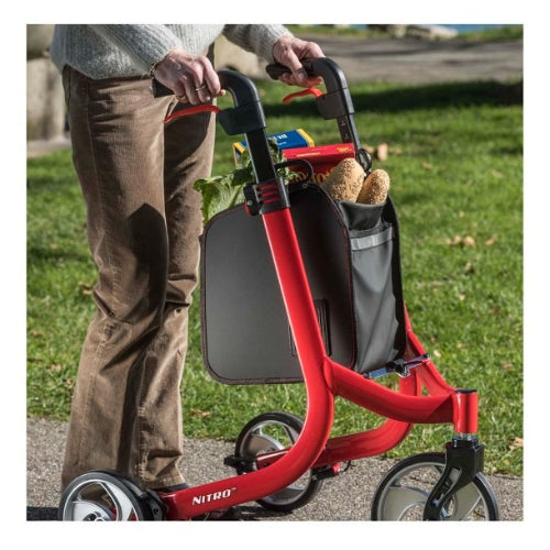 Drive Medical Nitro 3 Wheel Folding Aluminum Rollator Wheelchair - Accessories/Parts Drive Medical