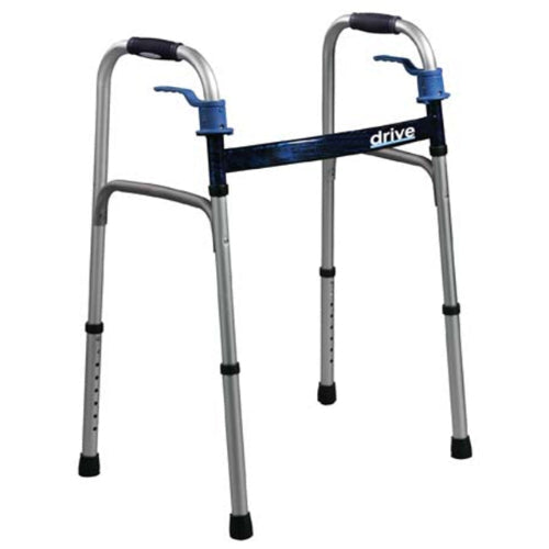 Drive Medical Walker Folding Adult Trigger Release Drive Medical Default Title