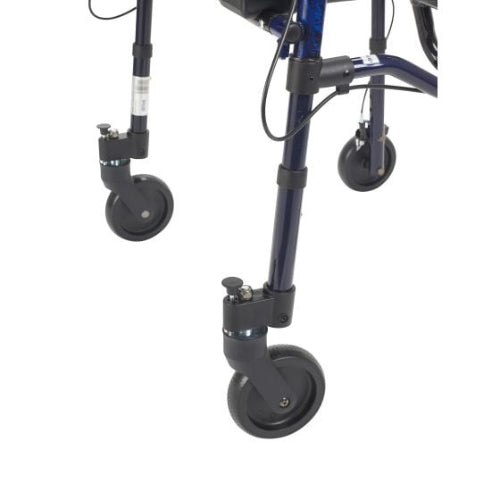 Drive Medical Clever-Lite Folding Rollator Adult with 8 Casters Drive Medical