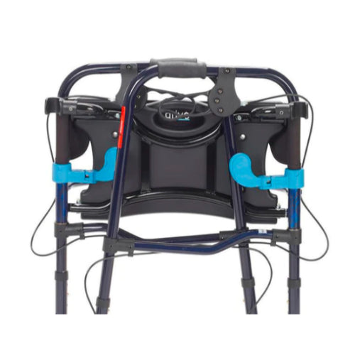 Drive Medical Clever-Lite Folding Rollator Adult with 8 Casters Drive Medical