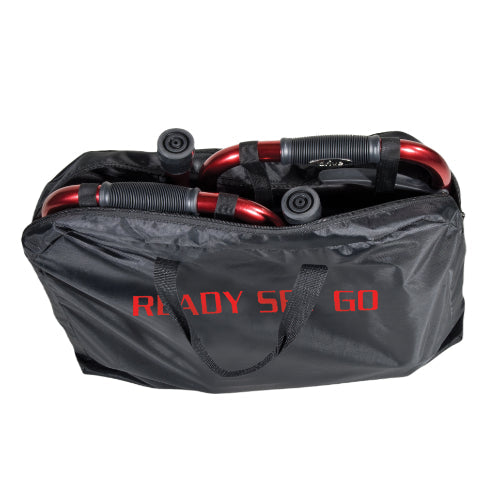 Drive Medical Deluxe Folding Travel Walker,Red Walkers - Two Button Drive Medical