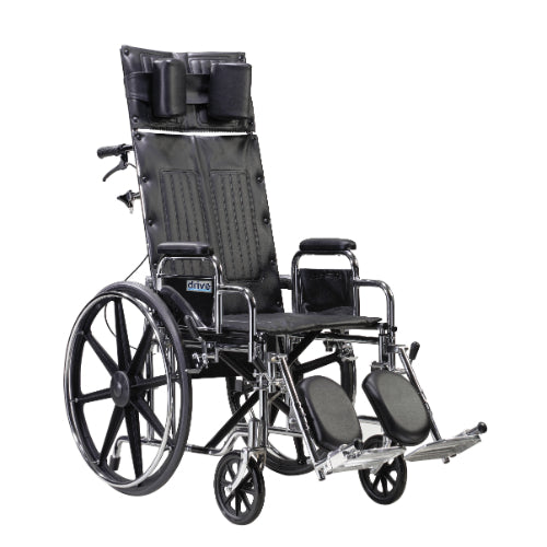 Drive Medical Wheelchair Full Reclining 22 with Removable Desk Arms Drive Medical
