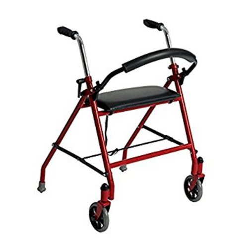 Drive Medical Rollator Push Down Brake Red Drive Medical Default Title