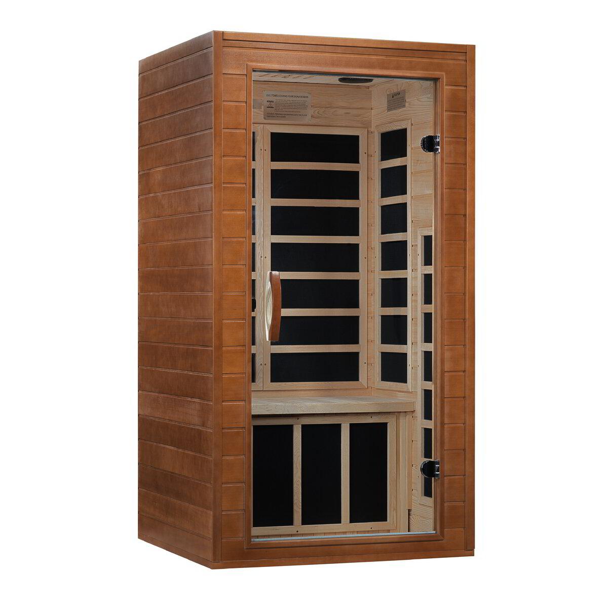 Dynamic Avila 1-2-Person Low EMF FAR Infrared Sauna (Canadian Hemlock) Saunas Dynamic Saunas