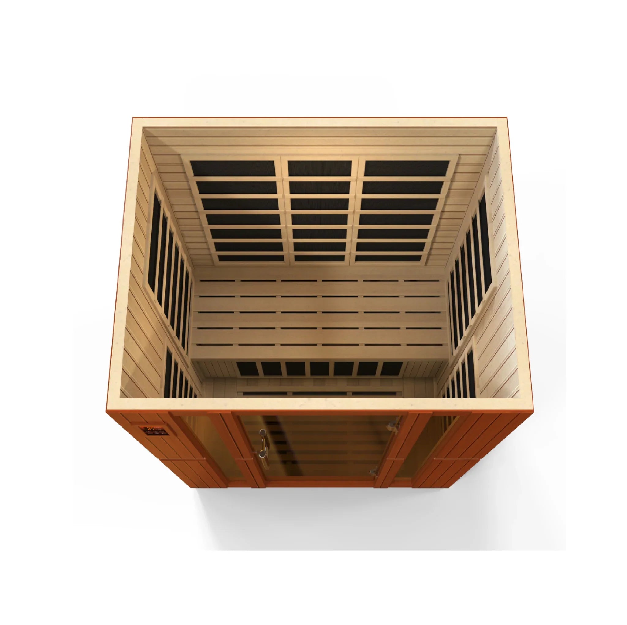 Dynamic Bellagio 3 Person Low EMF Far Infrared Sauna DYN-6306-02 INFRARED SAUNA Dynamic Saunas