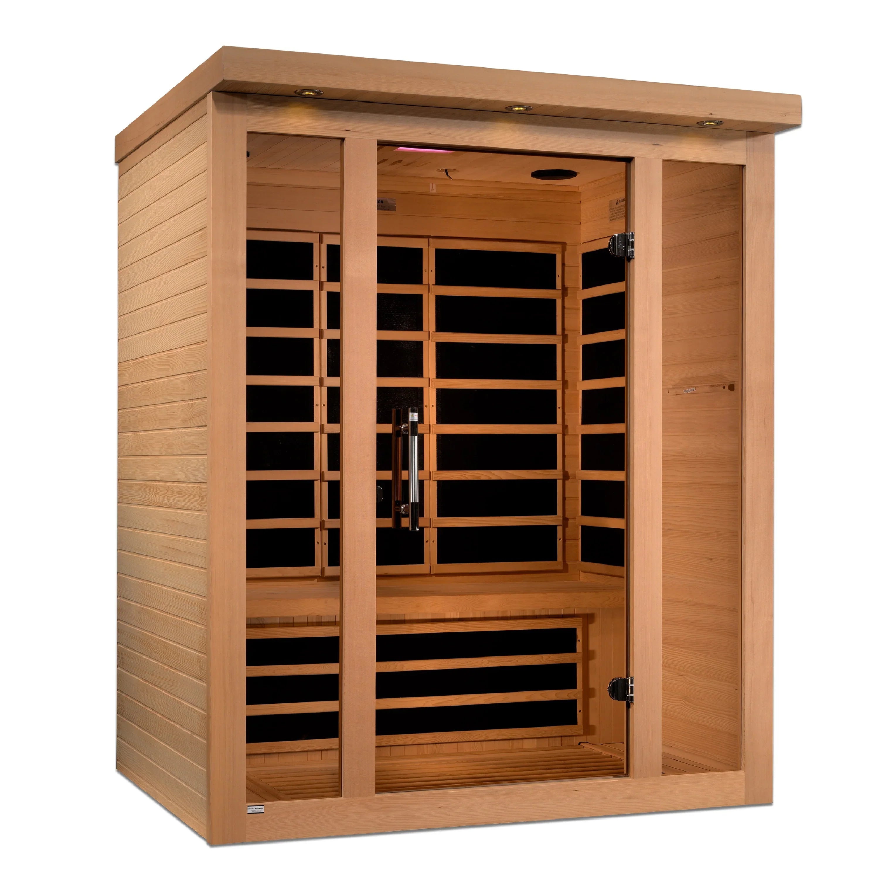 Dynamic Vila 3 Person Ultra Low EMF FAR Infrared Sauna (Natural Finish) INFRARED SAUNA Dynamic Saunas