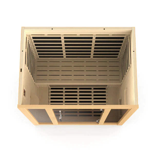 Dynamic Vila 3 Person Ultra Low EMF FAR Infrared Sauna (Natural Finish) INFRARED SAUNA Dynamic Saunas