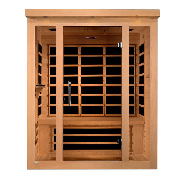 Dynamic Vila 3 Person Ultra Low EMF FAR Infrared Sauna (Natural Finish) INFRARED SAUNA Dynamic Saunas