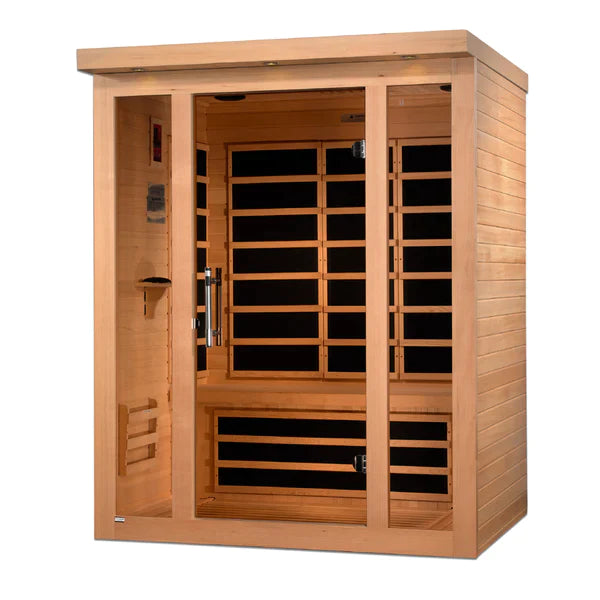 Dynamic Vila 3 Person Ultra Low EMF FAR Infrared Sauna (Natural Finish) INFRARED SAUNA Dynamic Saunas