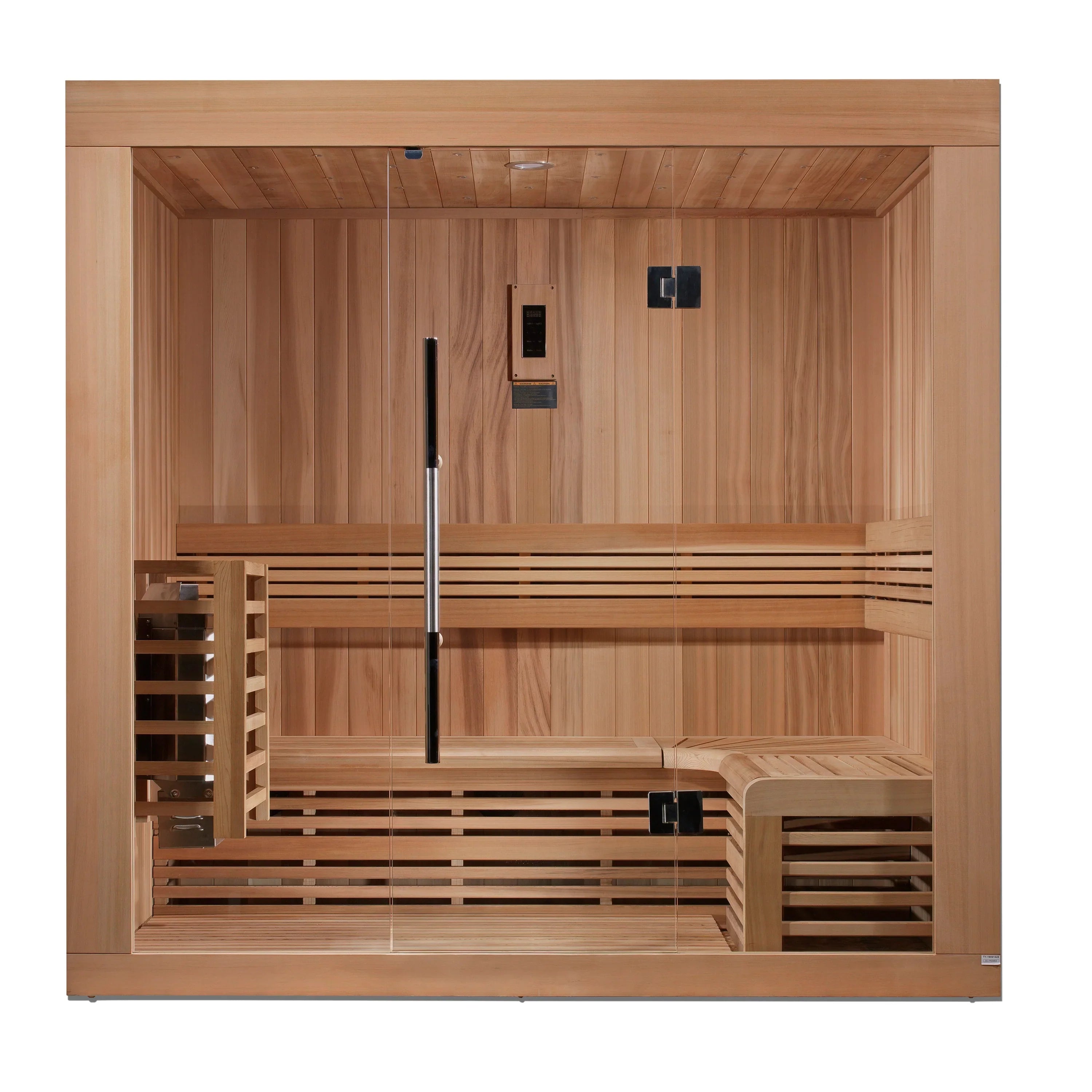 Golden Designs Copenhagen 3 Person Traditional Sauna (Canadian Red Cedar) (Heater Included) INFRARED SAUNA Golden Designs