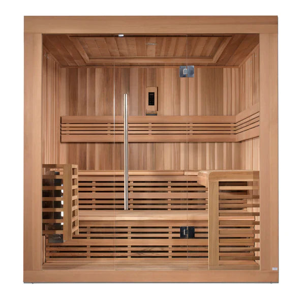Golden Designs Osla 6 Person Traditional Sauna (Heater Included) INFRARED SAUNA Golden Designs