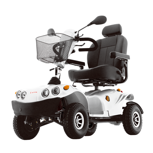 FreeRider FR GDX All-Terrain Mobility Scooter Mobility Scooters FreeRider USA Silver 79ah Battery