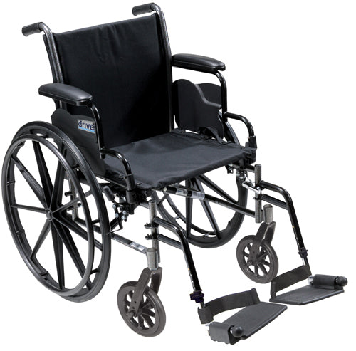 Drive Medical K3 Wheelchair 18 Drive Medical With Elevating Leg Rests Cruiser III, Detachable, 2 Each Wheelchairs - Lightweight K3/4 Drive Medical Default Title