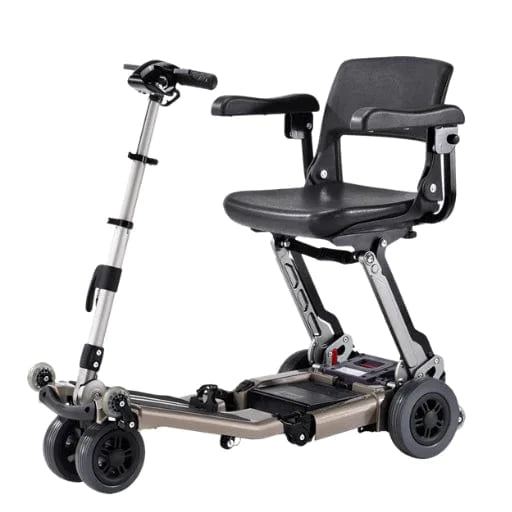 FreeRider Luggie Elite Foldable Travel Mobility Scooter Mobility Scooters FreeRider USA Champagne