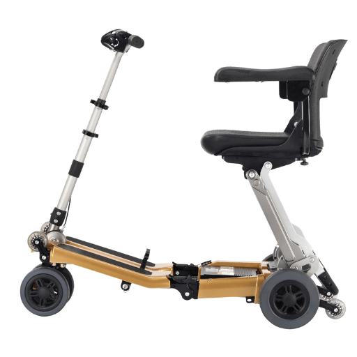 FreeRider Luggie Golden Elite Foldable Travel Mobility Scooter Mobility Scooters FreeRider USA