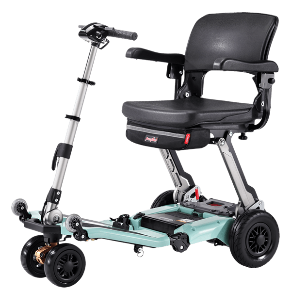 FreeRider Luggie Super Plus 3 Foldable Mobility Scooter Mobility Scooters FreeRider USA Light Green 10.5ah