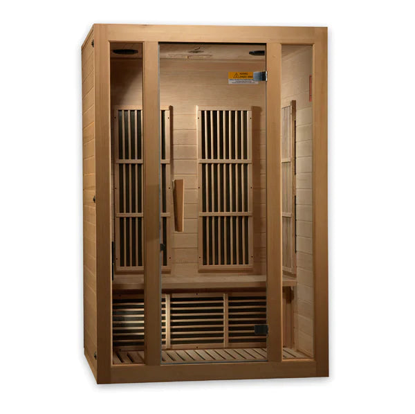 Maxxus Seattle 2 person Low EMF FAR Infrared Sauna (Natural Canadian Hemlock) INFRARED SAUNA Maxxus Saunas