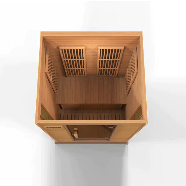 Maxxus 2 Person Low EMF FAR Infrared Sauna (Canadian Red Cedar) INFRARED SAUNA Maxxus Saunas