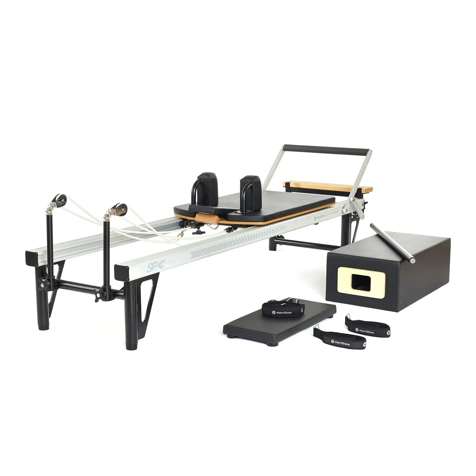 Merrithew™ Pilates At Home SPX® Reformer Deluxe Bundle Pilates reformer bundle Merrithew Elevated (16" off ground)