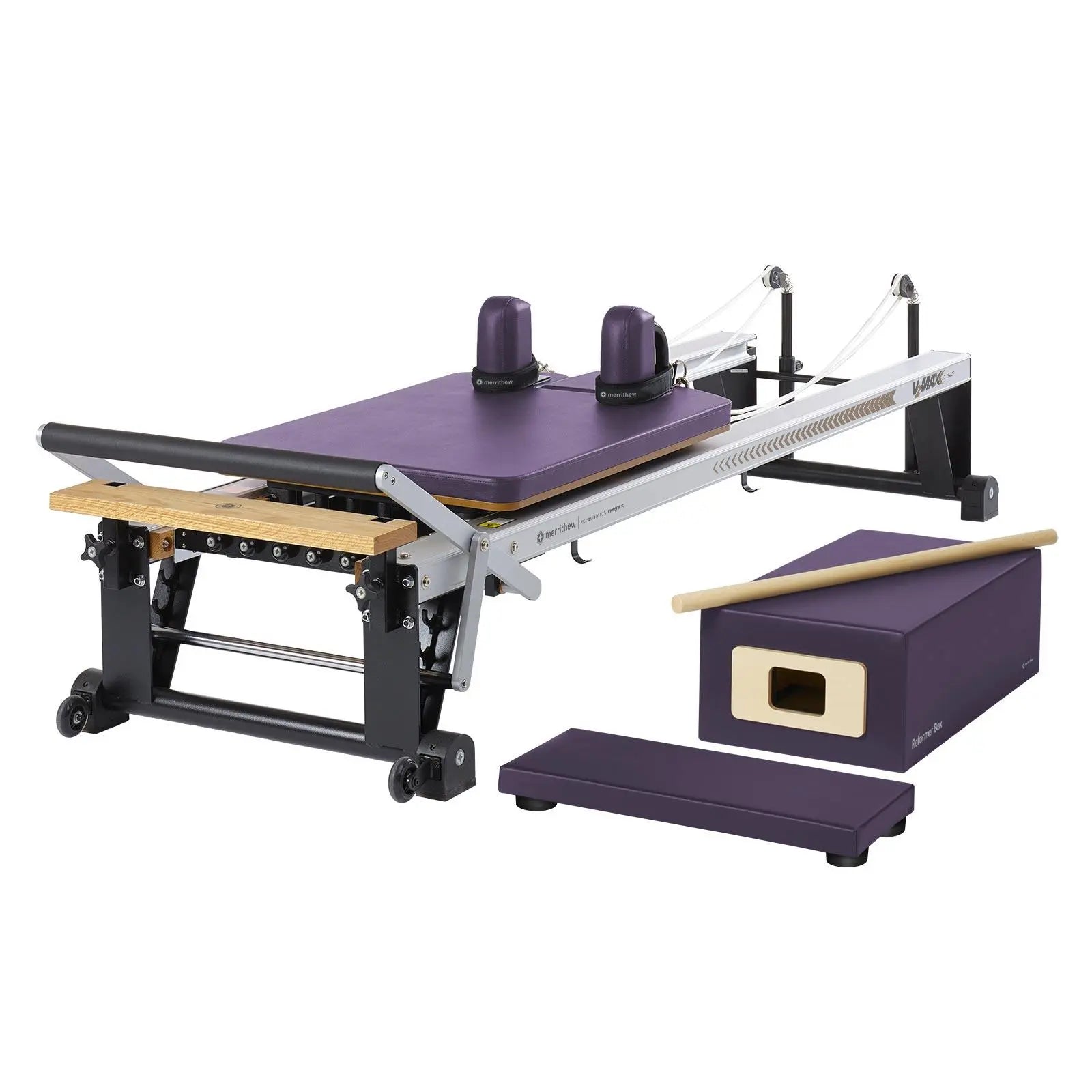 Merrithew™ Pilates At Home V2 Max™ Reformer Package Pilates Reformer Merrithew Purple Impulse