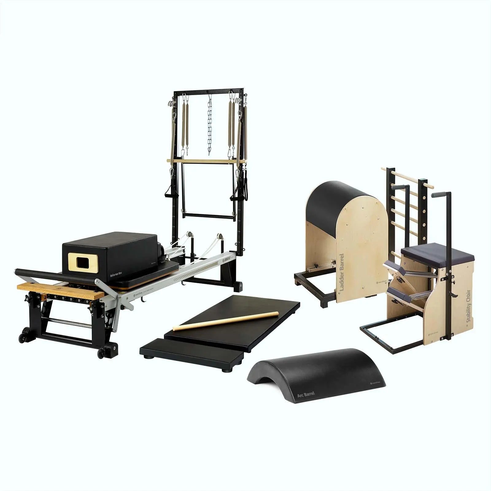 Merrithew™ Pilates One-On-One Studio Bundle Pilates Bundle Merrithew Black