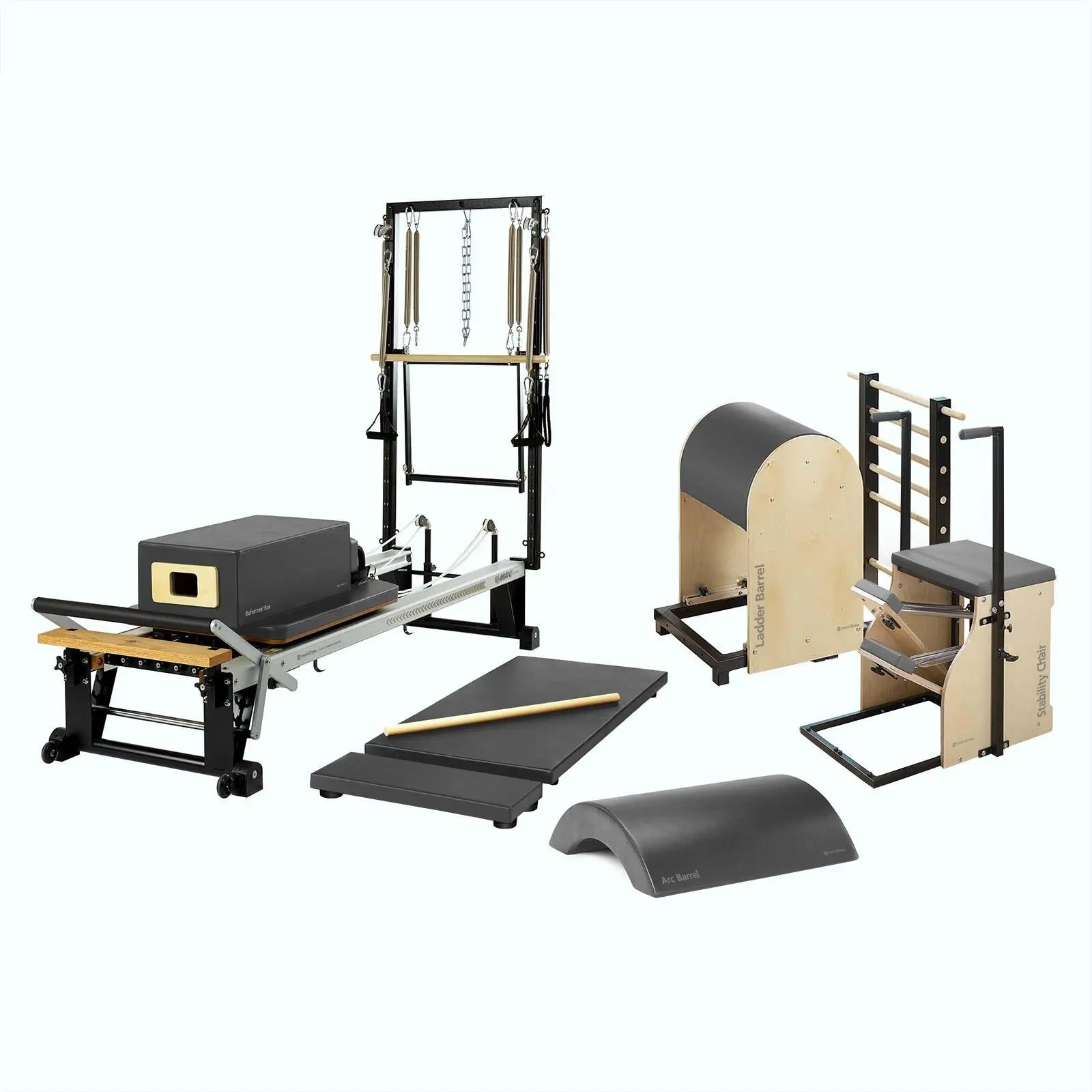 Merrithew™ Pilates One-On-One Studio Bundle Pilates Bundle Merrithew Gunmetal Gray