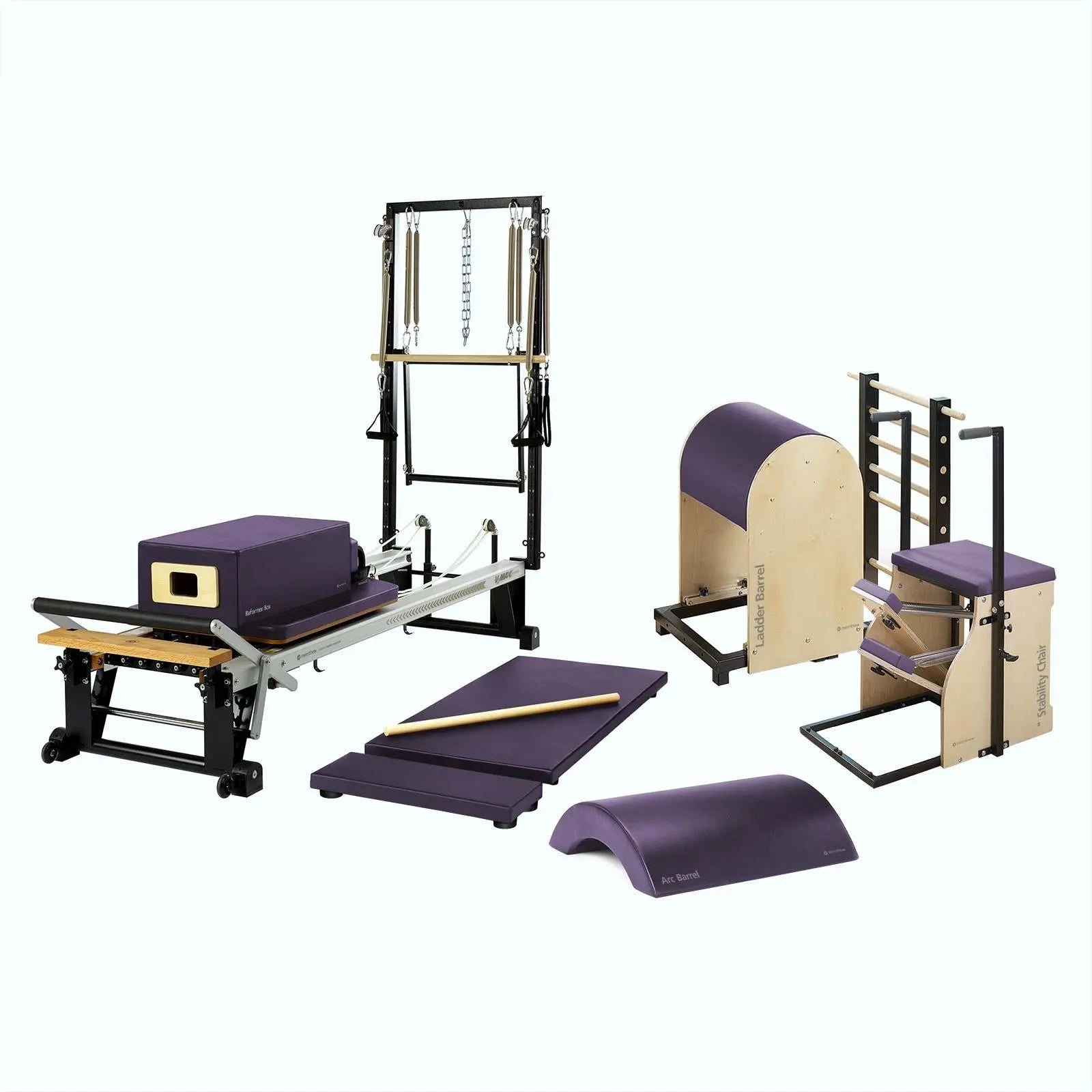 Merrithew™ Pilates One-On-One Studio Bundle Pilates Bundle Merrithew Purple Impulse