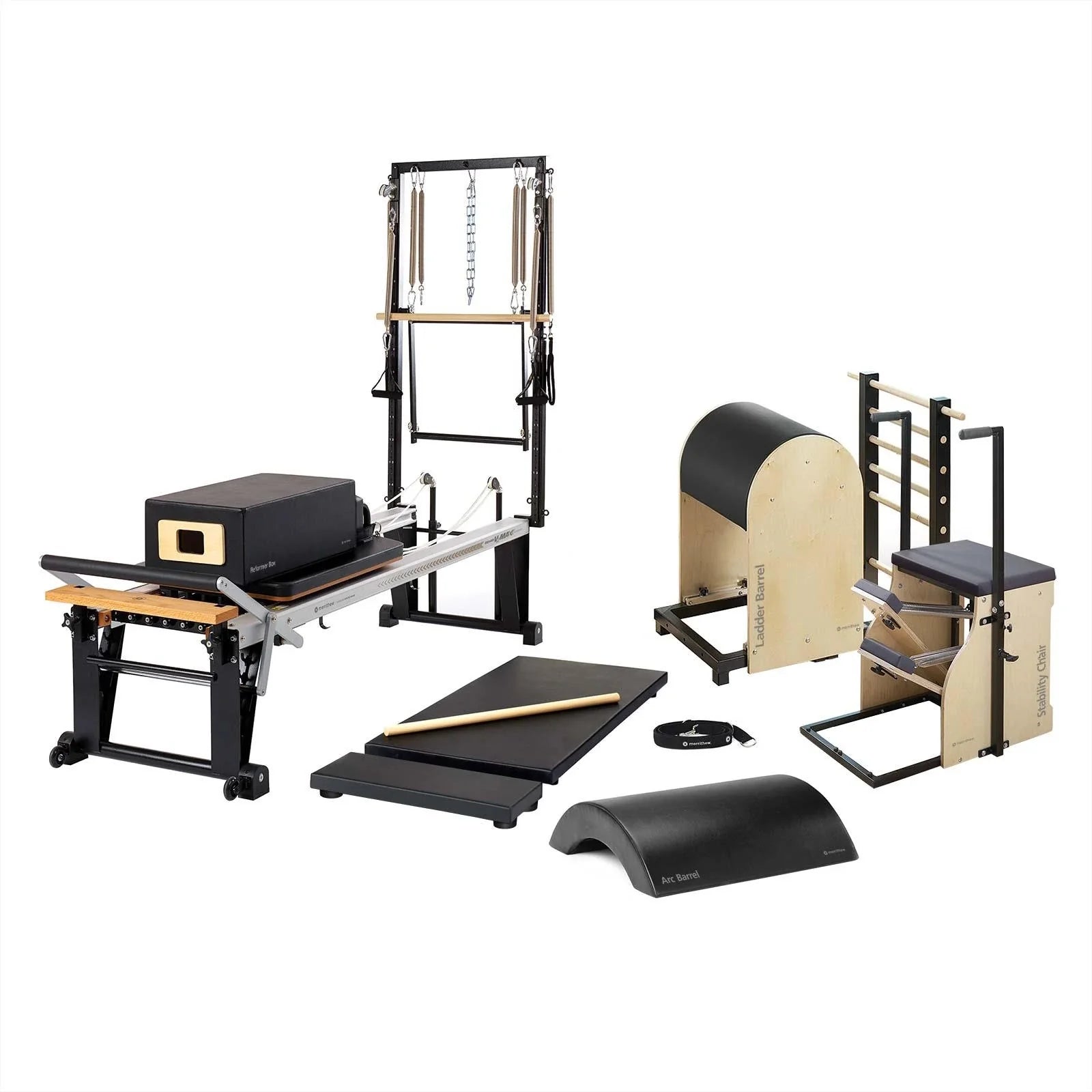 Merrithew™ Pilates Rehab One-On-One Studio Bundle Pilates Bundle Merrithew Black