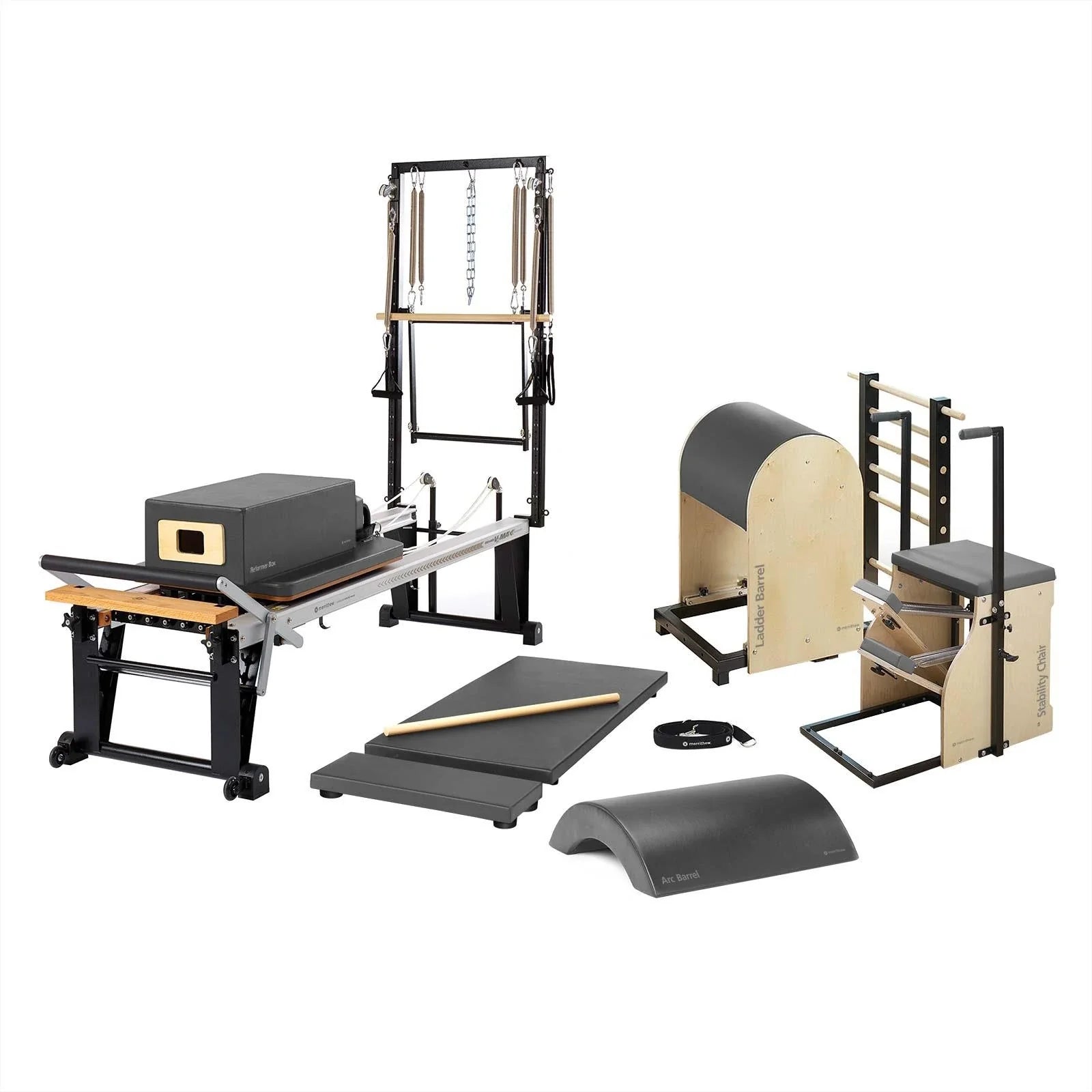 Merrithew™ Pilates Rehab One-On-One Studio Bundle Pilates Bundle Merrithew Gunmetal Gray